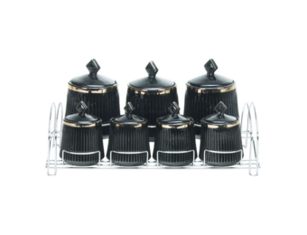 Bricard - Kruidenset -  Zwart-Goud  - 15-delig