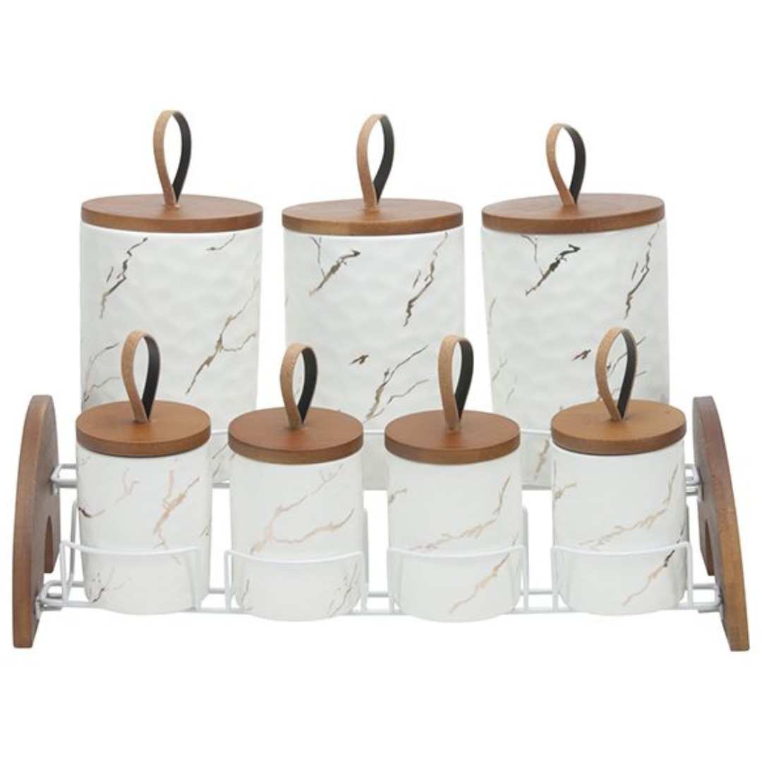 Bricard - Kruidenset - 2892 -  Wit-Marmer  - 15-delig