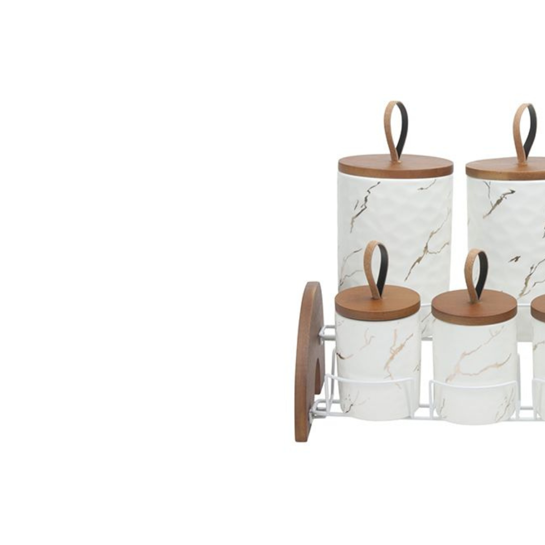 Bricard - Kruidenset - 2892 -  Wit-Marmer  - 15-delig