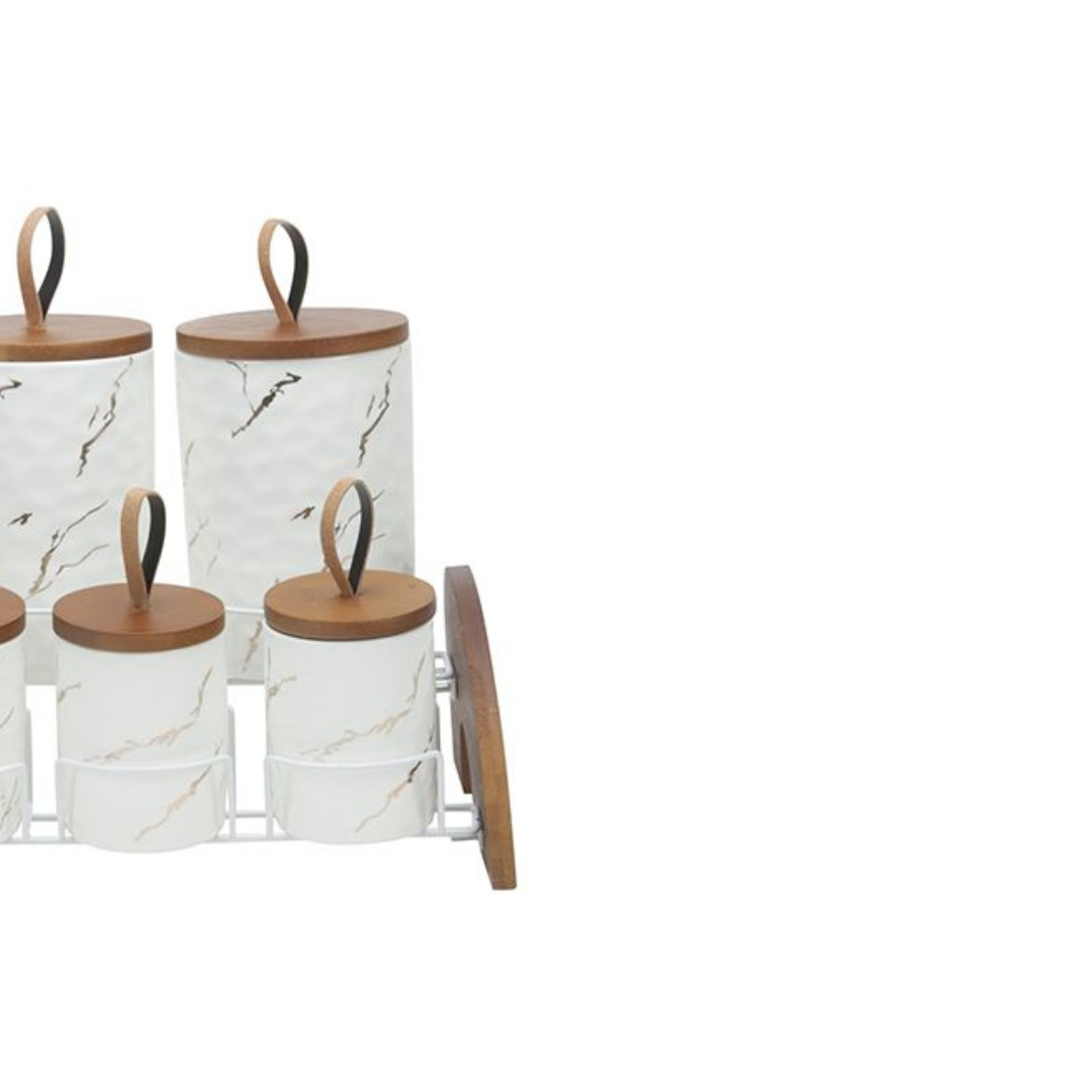 Bricard - Kruidenset - 2892 -  Wit-Marmer  - 15-delig