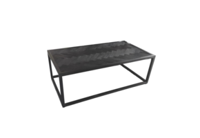 Salontafel Lorena - visgraat look - 130 x 70 cm