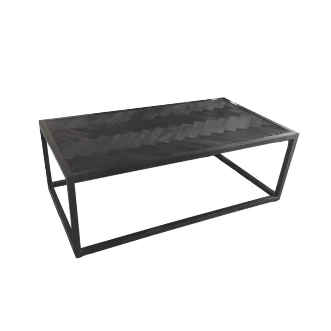 Salontafel Lorena - visgraat look - 130 x 70 cm