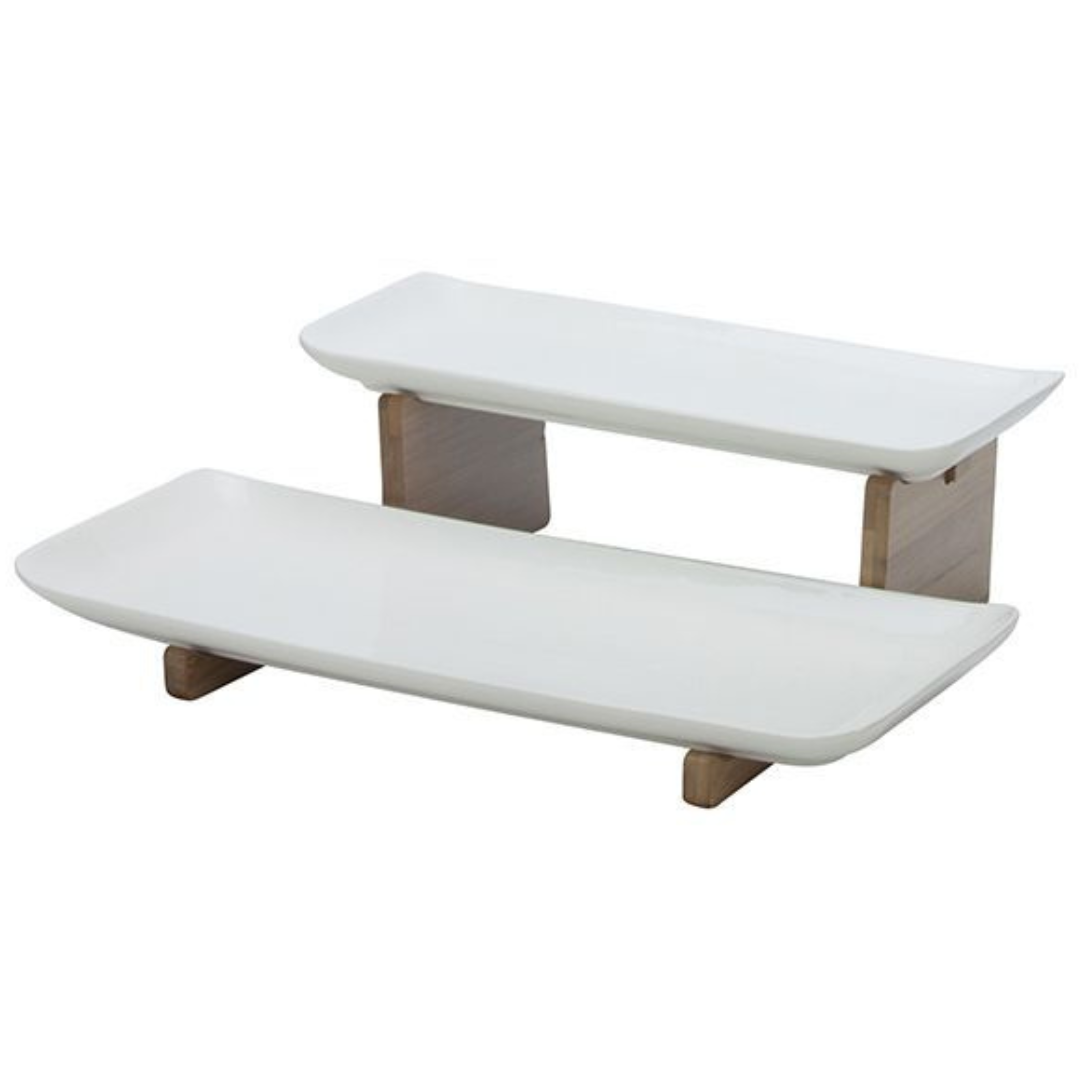 Bricard - Bamboo -7415-  Schaaltjes set - 3-delig - Wit