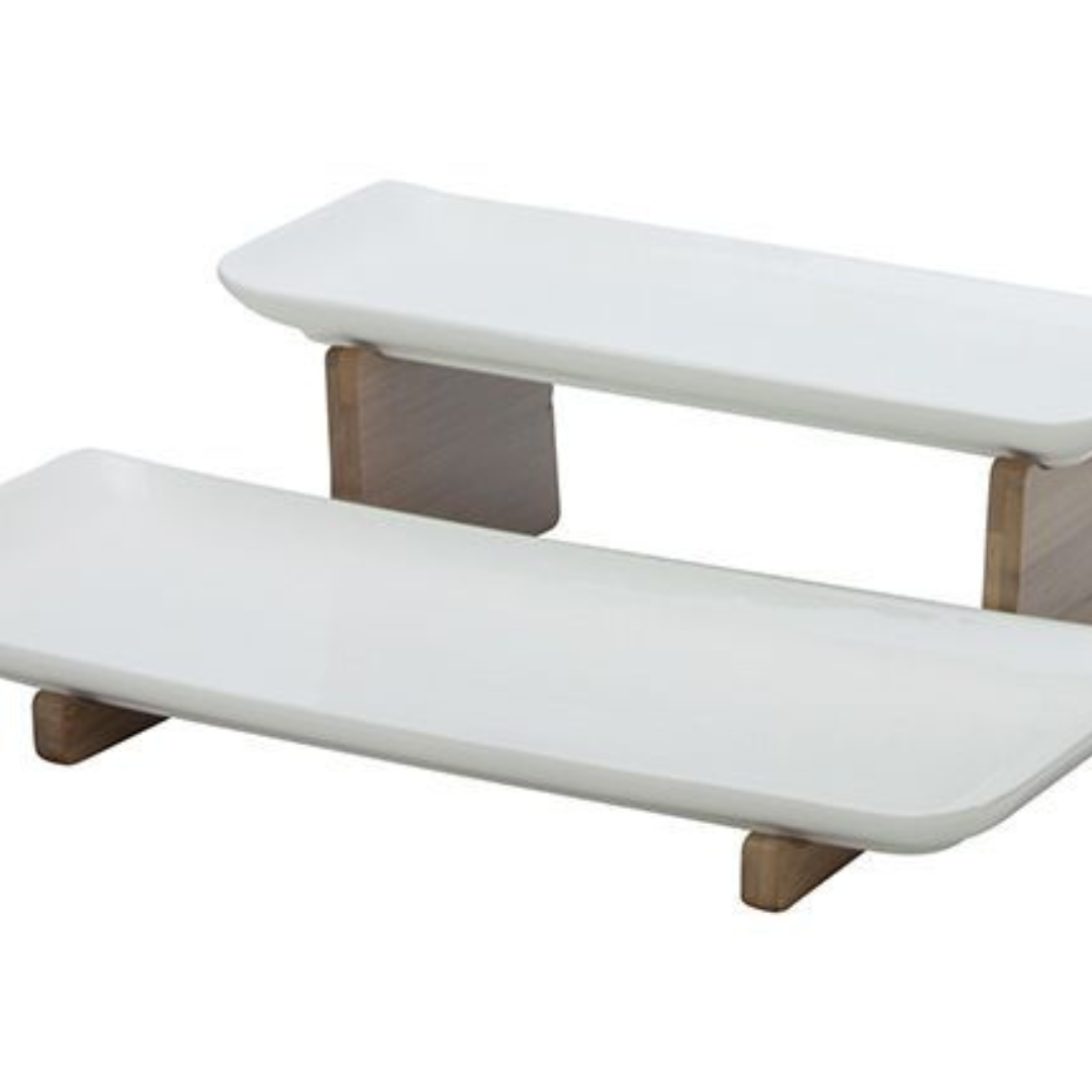 Bricard - Bamboo -7415-  Schaaltjes set - 3-delig - Wit