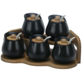 Bricard - 7497 - Bamboo - Schaaltjes set - 11-delig - Zwart