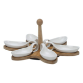 Bricard - 7725 - Bamboo - Schaaltjes set - 7-delig - Wit