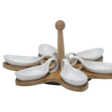 Bricard - 7725 - Bamboo - Schaaltjes set - 7-delig - Wit