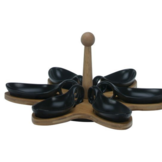 Bricard - 7725 - Bamboo - Schaaltjes set - 7-delig - Zwart