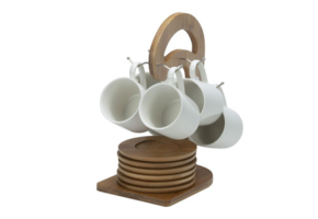 Bricard - Bamboo - Mokkenset - Groot - Wit