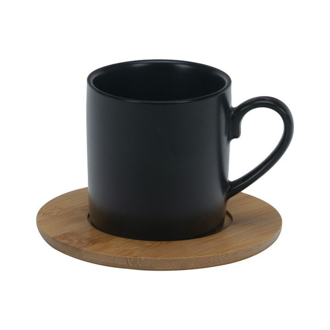 Bricard - 7768 - Bamboo - Mokkenset - Klein - Zwart