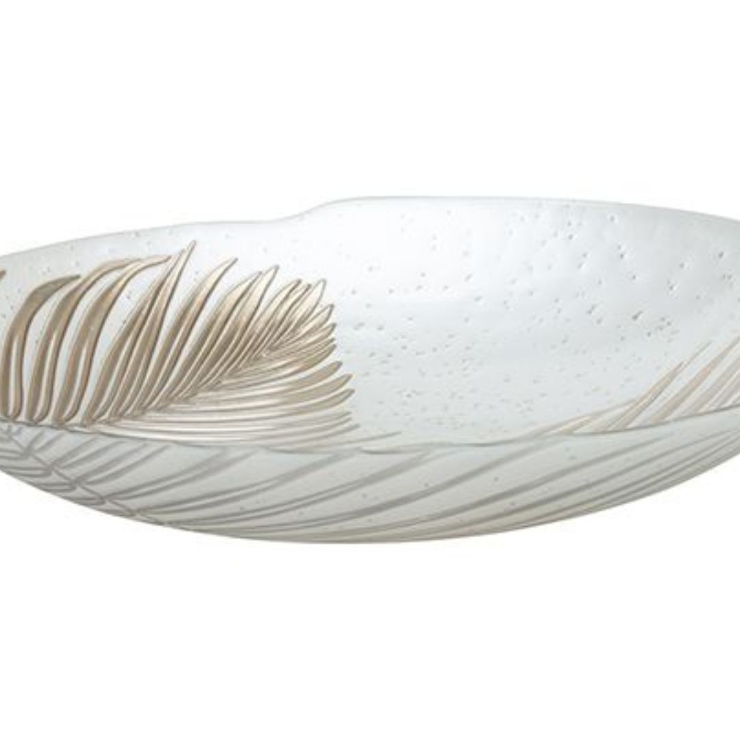 Bricard - Bali - Fruitschaal - Wit - Ginger - 40cm