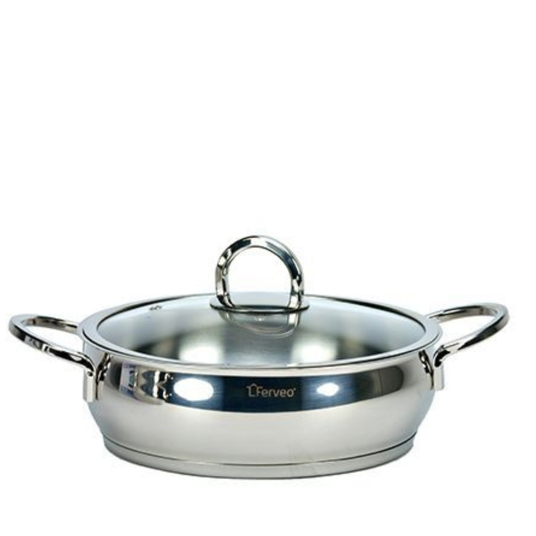 Pannenset - 8 - delig - Zilver  - Sedef