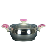 Pannenset- 8 - delig - Rose - Sedef