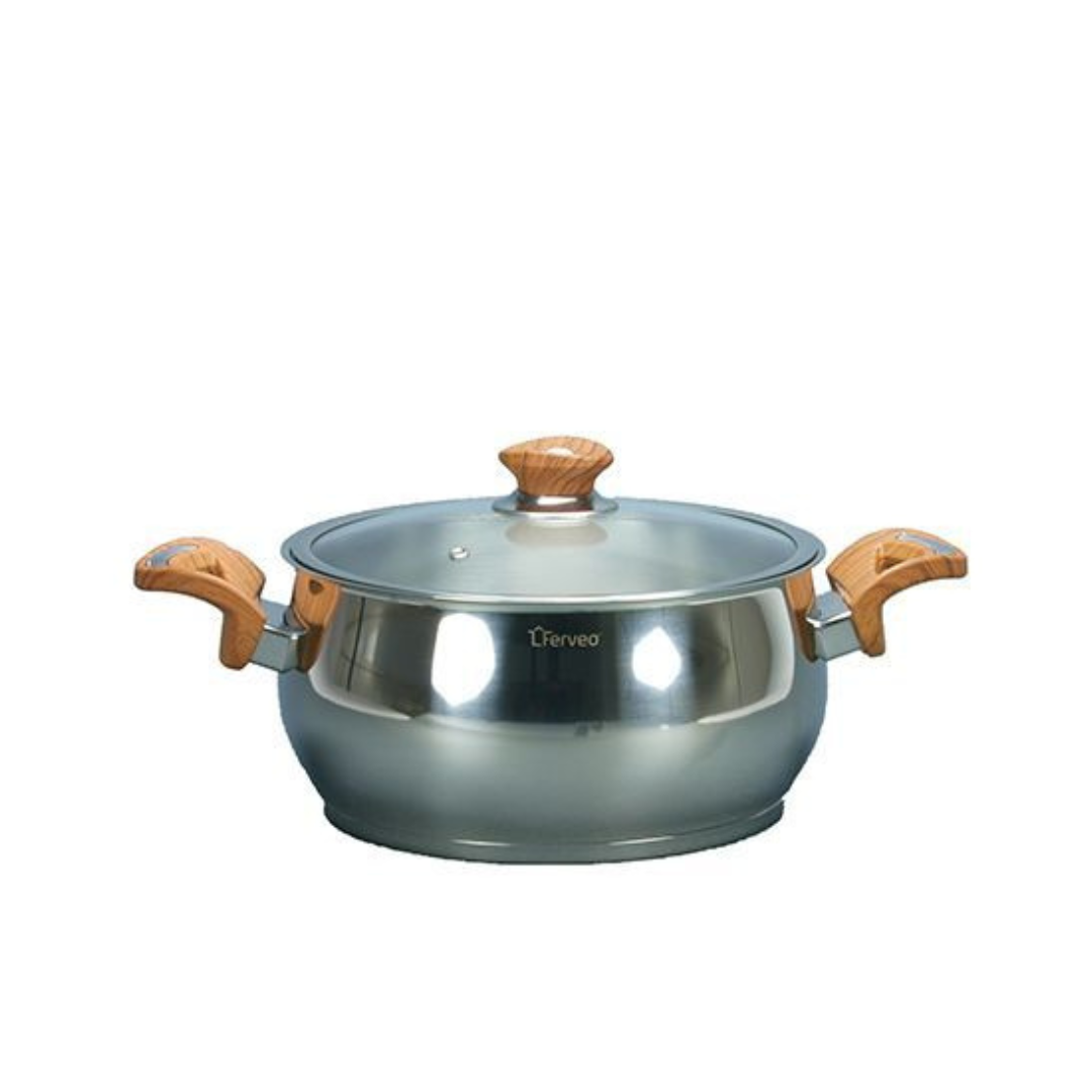 Pannenset - 8 - delig - Bruin  - Sedef