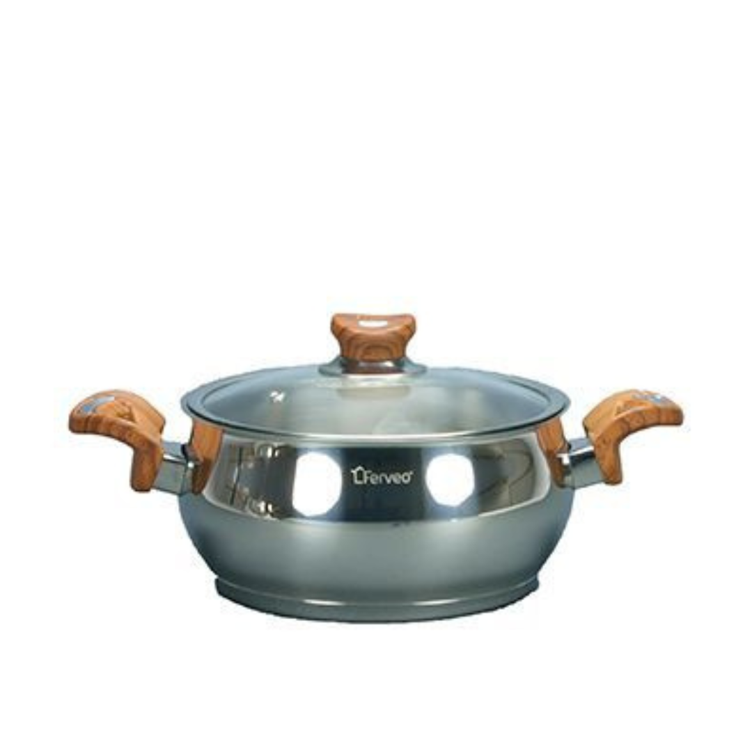 Pannenset - 8 - delig - Bruin  - Sedef