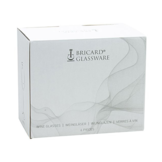 Bricard - Lines - 6-Delig - Wit-Goud - Wijnglazenset