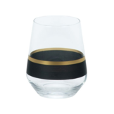 Bricard - Lines - 6-Delig - Zwart/Goud - Waterglazen