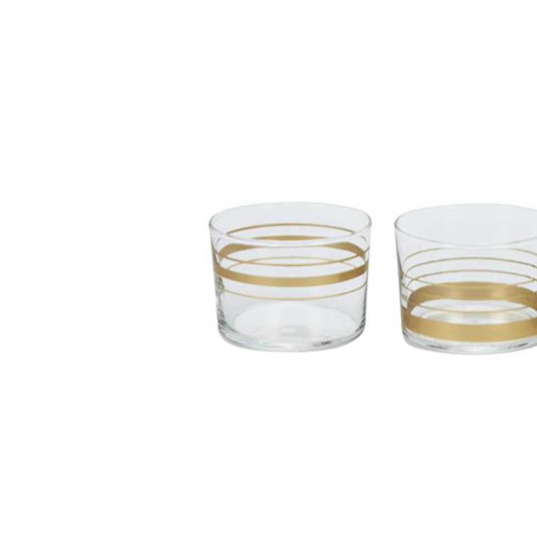 Bricard - Lines - 3-Delig - Goud - Tumblerglazen