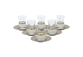 Bricard - Lines - 12-Delig - Wit/Goud