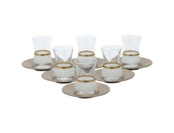 Bricard - Lines - 12-Delig - Wit/Goud