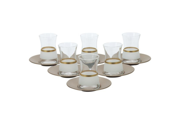 Bricard - Lines - 12-Delig - Wit/Goud