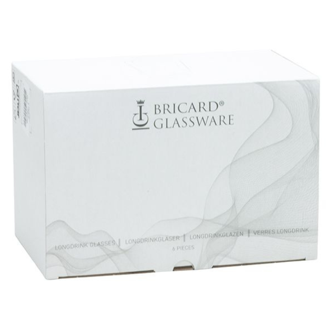 Bricard - Lines - 6-Delig - Goud - Longdrinkglazen