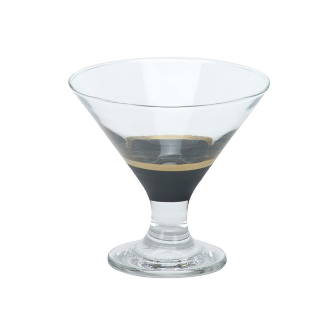 Bricard - Lines - 6-Delig - Zwart/Goud - Ijscoupes