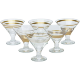 Bricard - Lines - 6-Delig - Goud - Ijscoupes