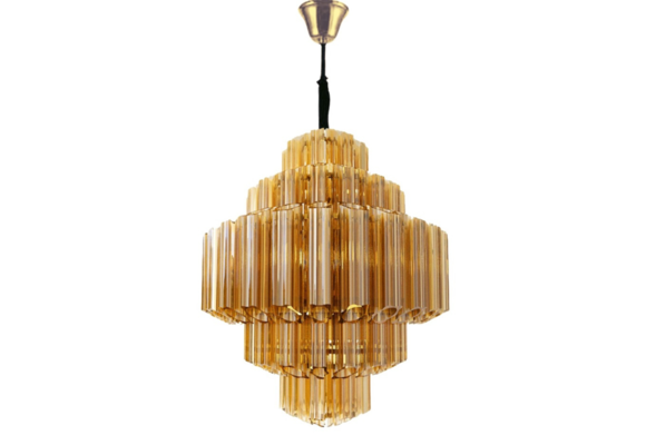 Hanglamp Méline - 50 cm - Goud | 5 laags