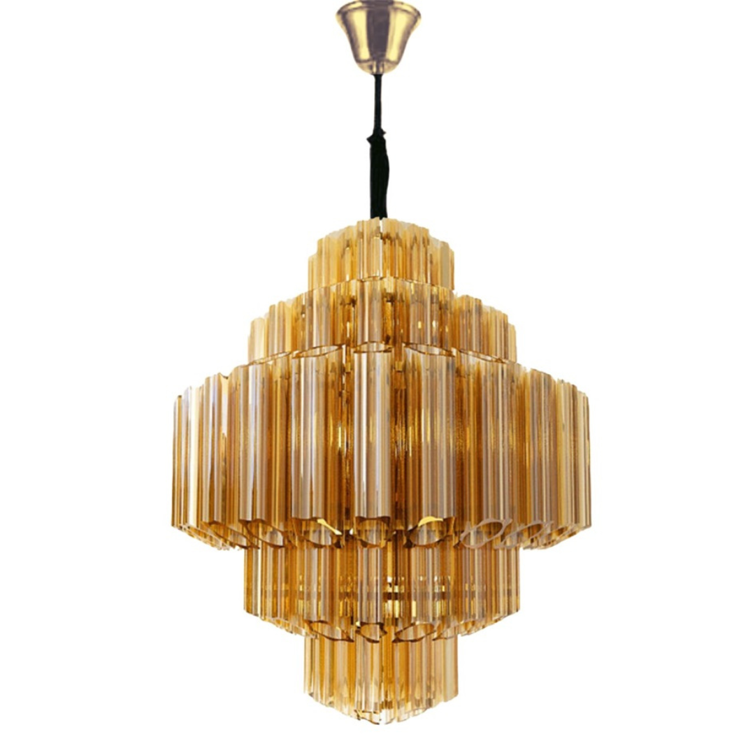 Hanglamp Méline - 50 cm - Goud | 5 laags