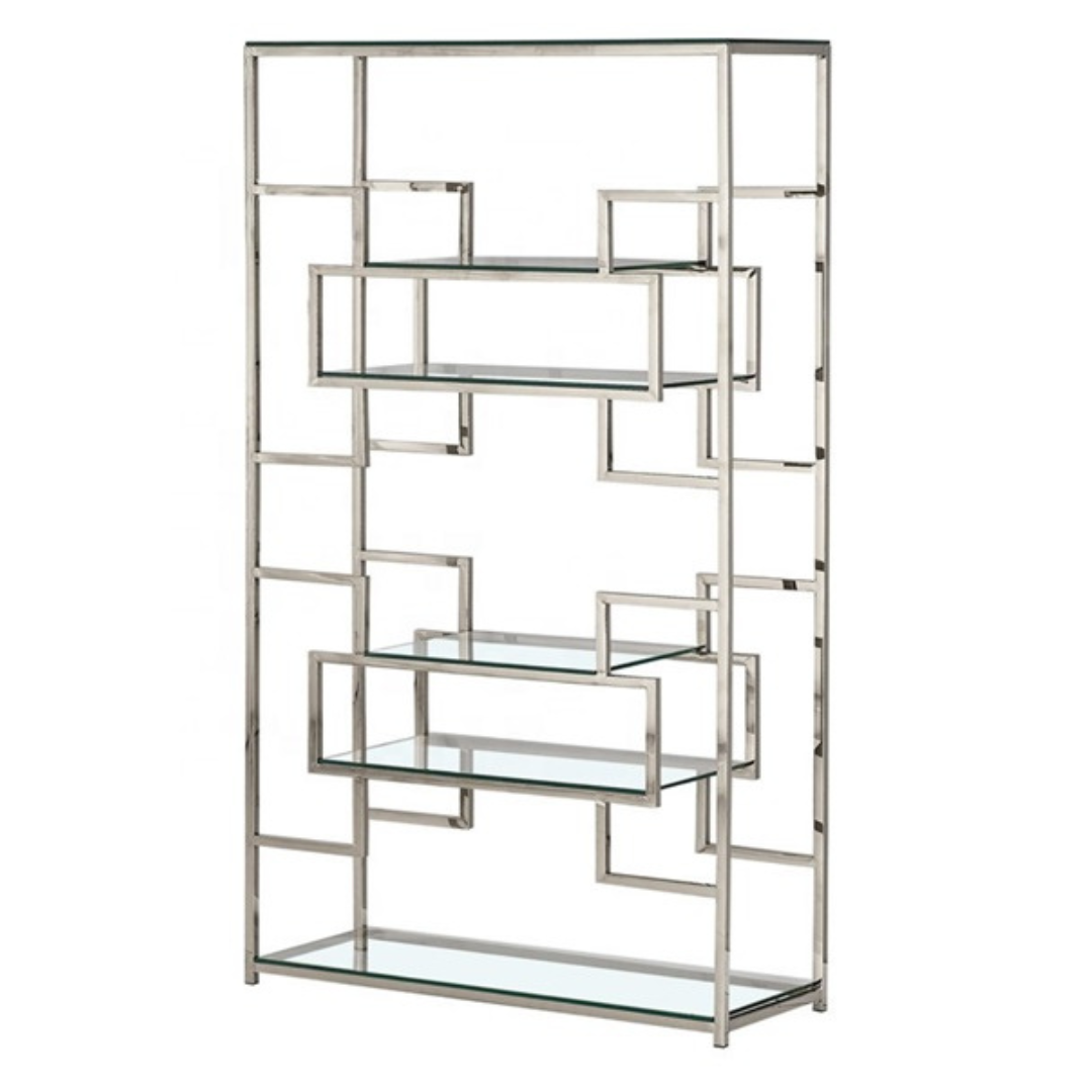 Wandkast - Snow - Zilver - 100 x 40 x 180 cm