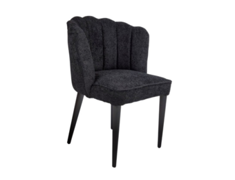 Eetkamerstoel Boston Bouclé - Zwart