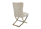 Stoel Rixos Knitting Chair Créme/Goud