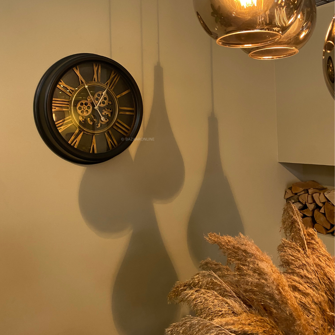 Feras | Wandklok met Radarwerk | 55 cm ø