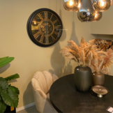 Feras | Wandklok met Radarwerk | 90 cm ø