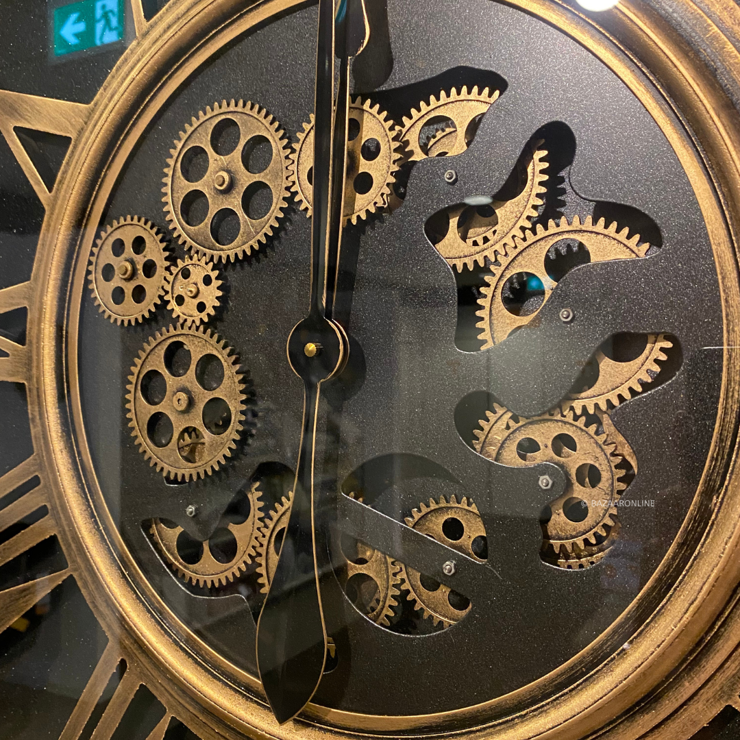 Feras | Wandklok met Radarwerk | 90 cm ø