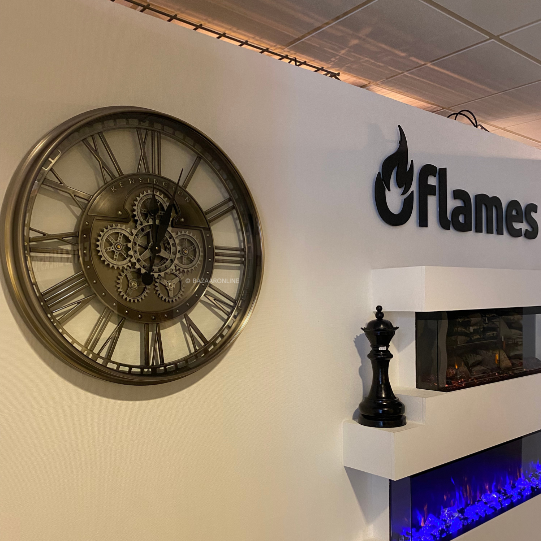 Eron | Wandklok met Radarwerk | 75 cm ø