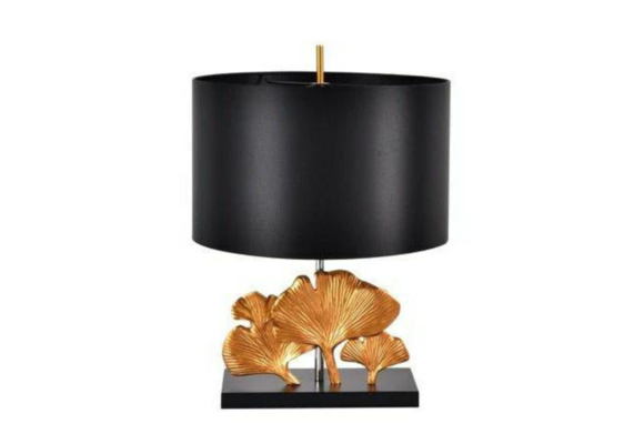 Tafellamp Flora - Zwart/Goud