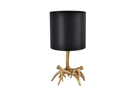 Tafellamp Orma - Zwart/Goud