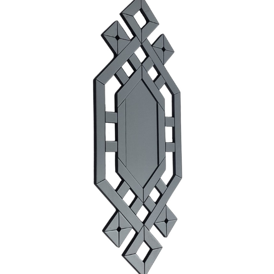 Luxury Mirror Arabesk 120 x 48 cm - Grijs