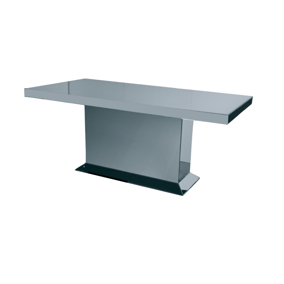 Eettafel Blocci Spiegel Glas - Antraciet