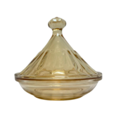 Suikerpot - Goud glas - No. 1 - 12,5 cm x 11,5 cm