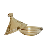 Suikerpot - Goud glas - No. 1 - 12,5 cm x 11,5 cm