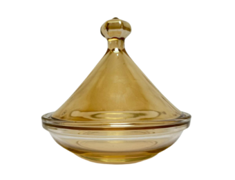 Suikerpot - Goud glas - No. 2