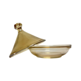 Suikerpot - Goud glas - No. 2 - 12,5 cm x 11,5 cm