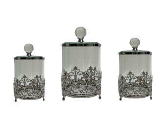 Luxe Suikerpotten - Zilver