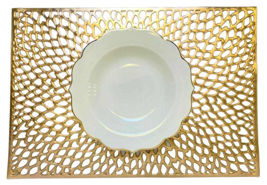 Placemat naam Goud 30 x 45 cm