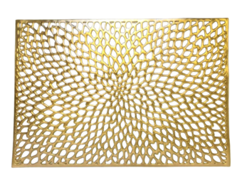 Placemat naam Goud 30 x 45 cm