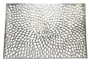 Placemat naam Zilver 30 x 45 cm