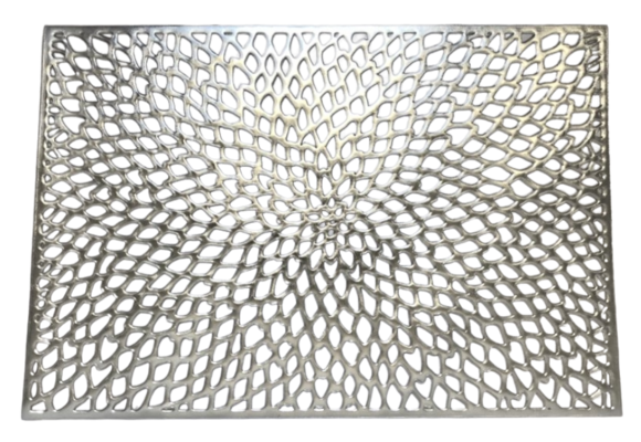 Placemat naam Zilver 30 x 45 cm